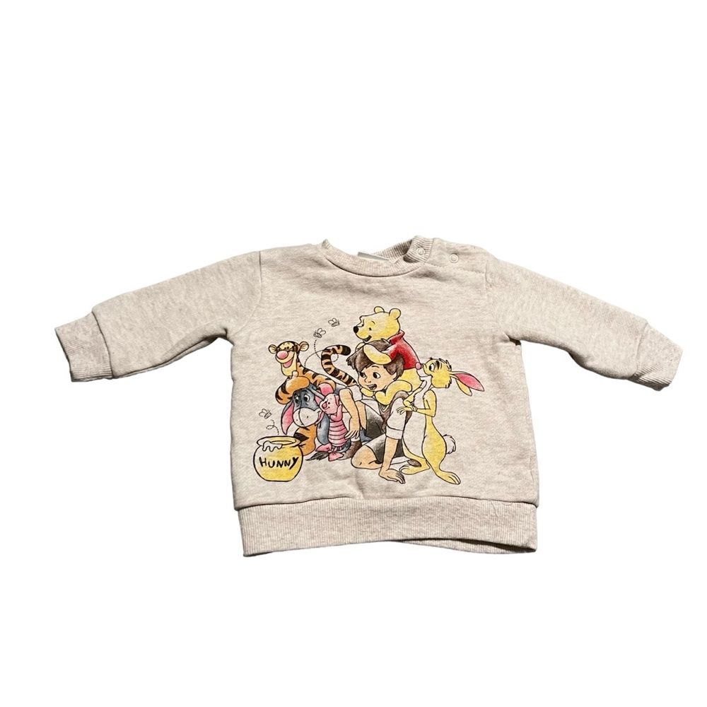 Disney Baby Winnie the Pooh & Friends Graphic Sweatshirt Shoulder Button Newborn